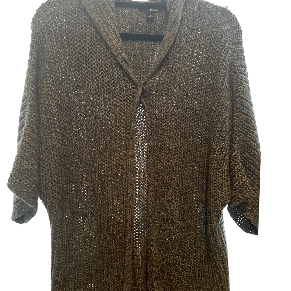 Ana A NEW APPROACH M GREY SWEATER WITH HOODIE